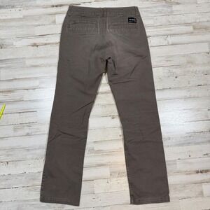 Fox Racing Men's Chino Pants Brown Size 28 Casual *Flaw *See Photos